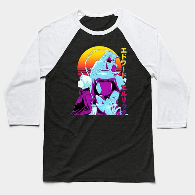 Edward Elric Baseball T-Shirt by Retrostyle